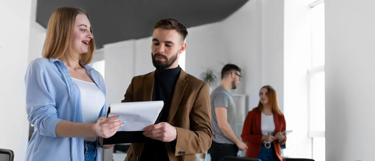 Image of careers page for Solved PM with a professional workspace