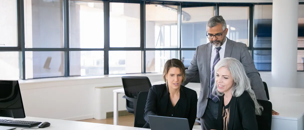 Main image of Solved PM company page with a corporate office exterior