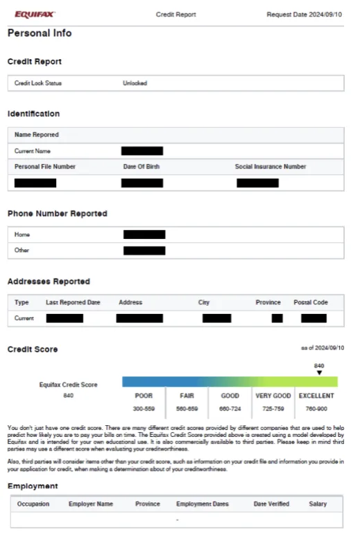 Photo of a rental property form by Solved Property Management.
